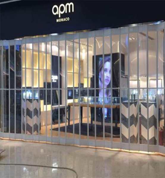 商場鋁合金折疊門